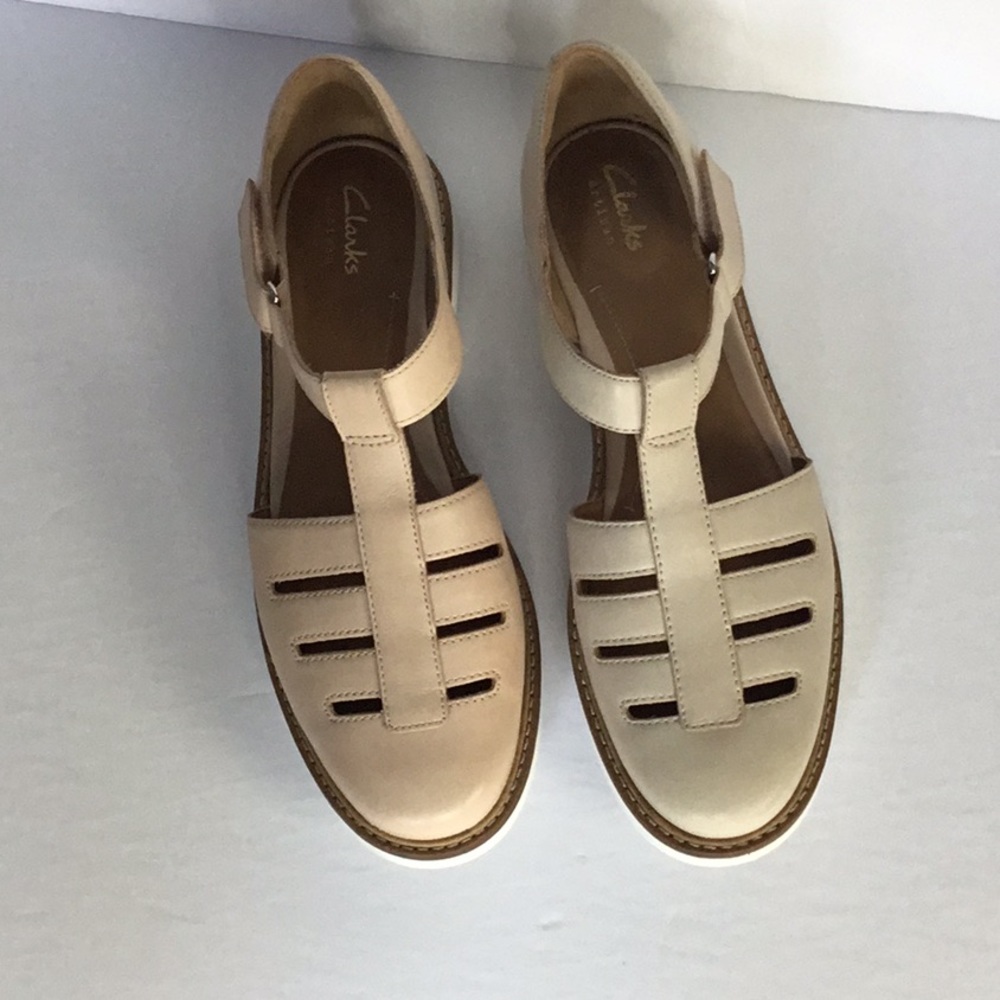 Clarks fisherman sandal beige 8